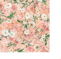 Serene Dream White Flowers Pink Background
