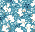 Starlit Hollow Winter Doves
