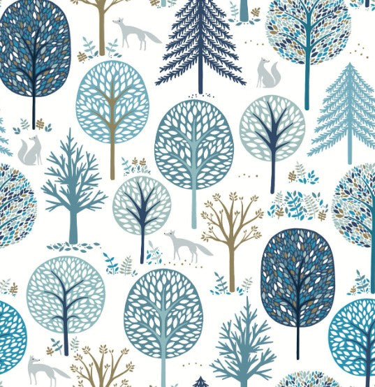 Starlit Hollow Winter Forest