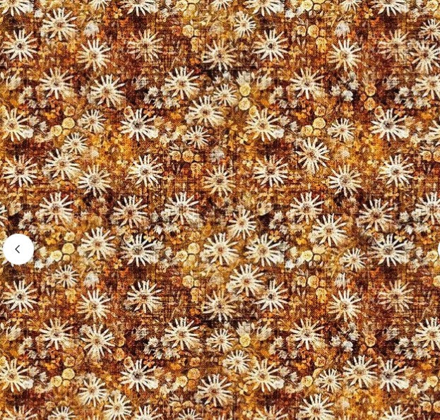 Sugar & Spice Brownish Flowers