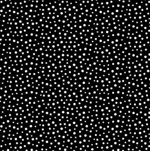 Susybee Irregular Dot Black