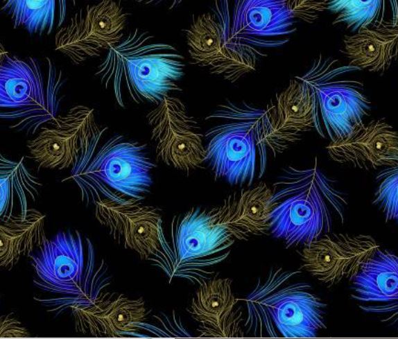 TT Black Blue Metallic Peacock