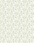 WP Winsome Critters White Green Floral