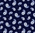 Wilmington Blooming Blue Navy Paisley