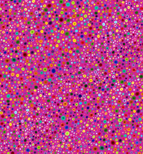 Wilmington Glass Beads Fuchsia