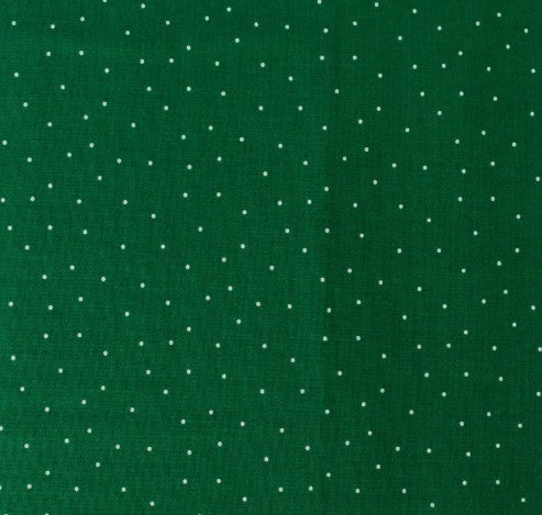 Wilmington Prints Essentials Classics Pindots Green