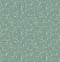 Wilmington Season Study Teal Small Floral