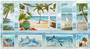 Window To Paradise Small Panel