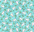 QT Rejoice Teal Doves