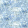 Elizabeth Studio Landscape Medley Iridescent Cool Blue Water Cotton Fabric by The Yard